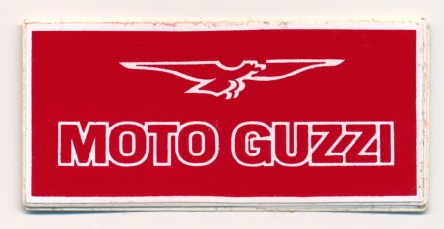 Classic red Moto Guzzi sticker 1970’s NEW nieuw, Ophalen of Verzenden, Nieuw, Auto of Motor