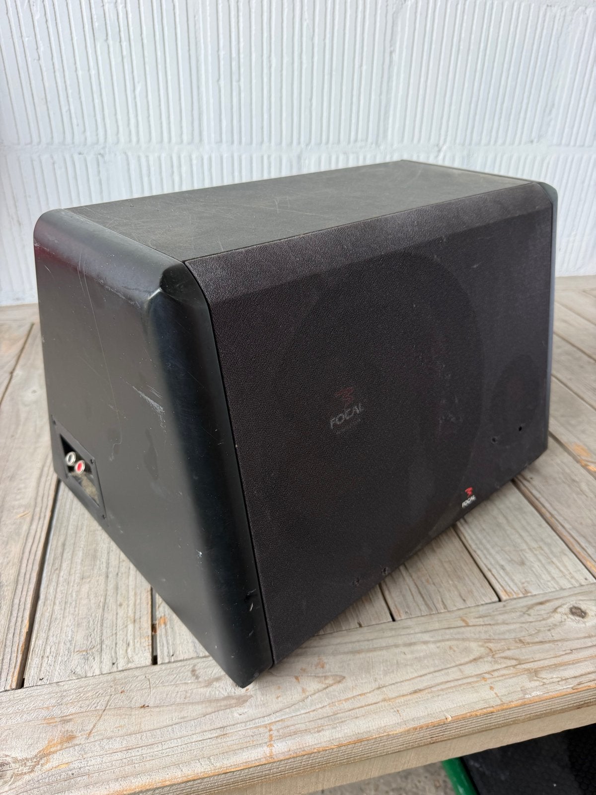 Focal Polyglass 11" 27 V1 Subwoofer - Krachtige Bas, Audio, Tv en Foto, Gebruikt, Subwoofer, Ophalen of Verzenden, Basreflex