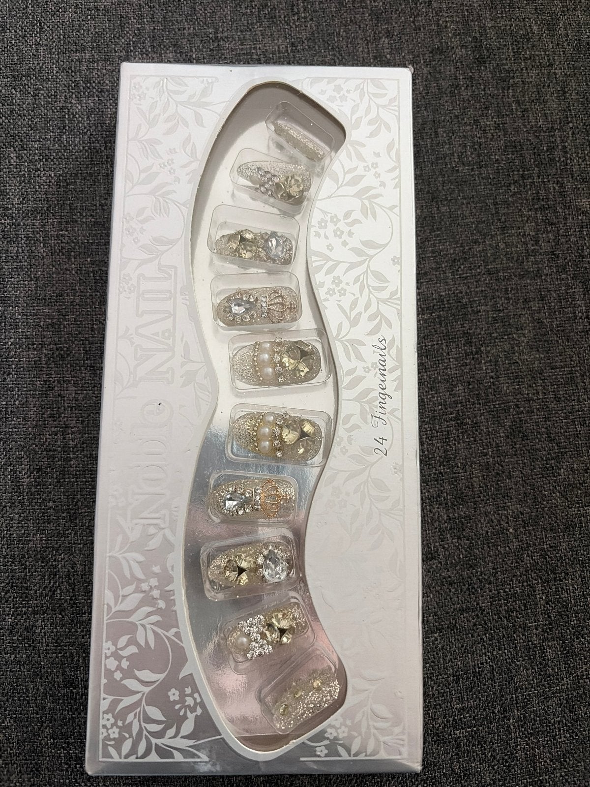 Luxe Nepnagels met Strass en Parels, Verzenden, Nieuw, Gehele gezicht, Overige typen