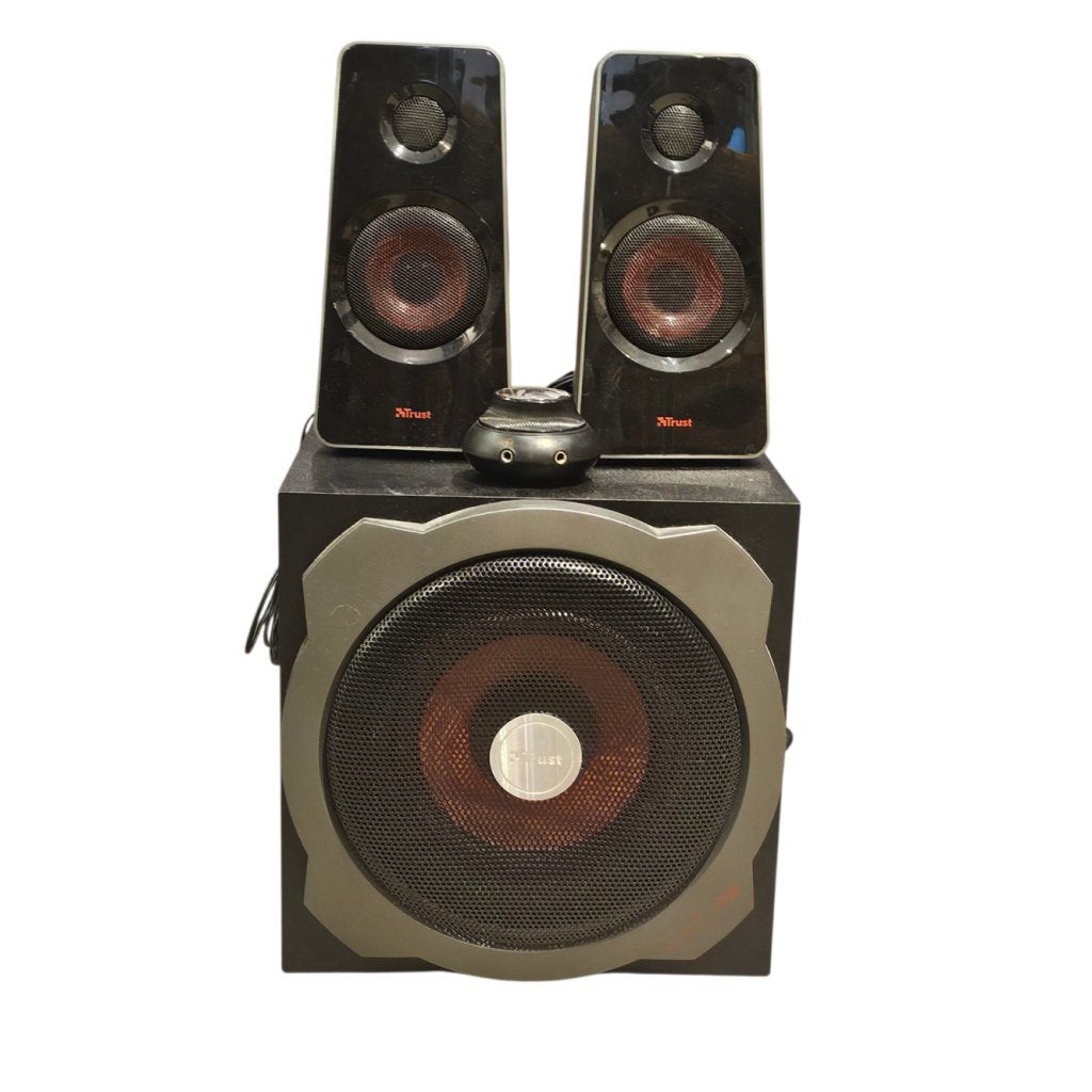 Trust GXT 38 Speaker Subwoofer Set, Trust, Gebruikt, Support@trust.com, Laan van Barcelona 600
3317 DD Dordrecht
Netherlands