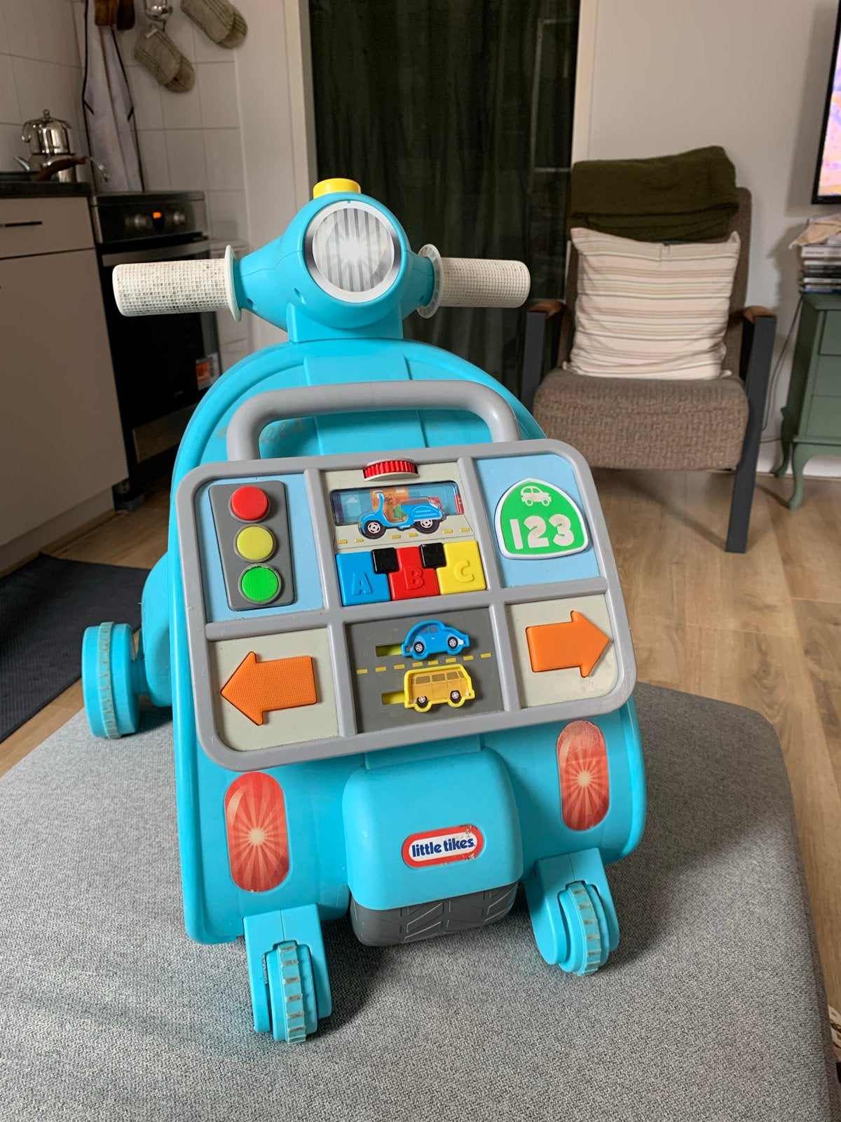 Little Tikes Loopvoertuig Scooter Blauw, Ophalen of Verzenden, Gebruikt, Loopvoertuig