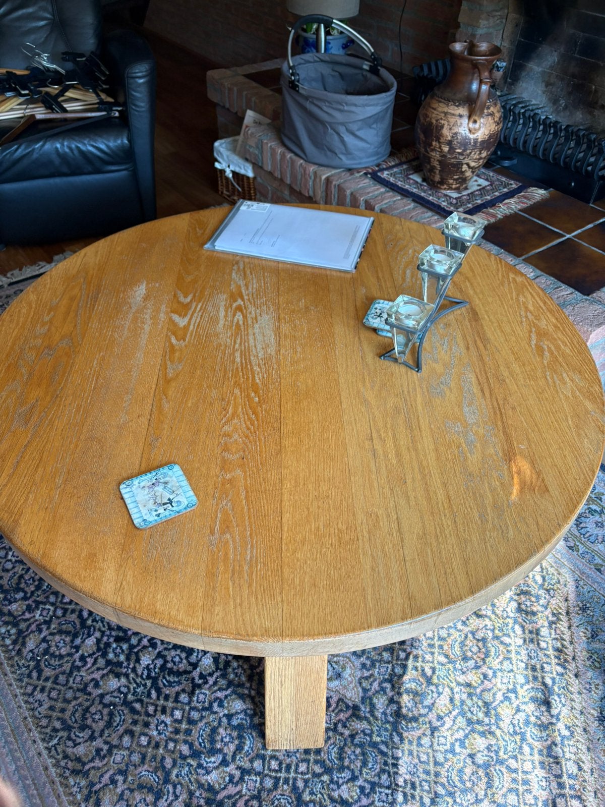 Klooster tafel, Ophalen, 200 cm of meer, 50 tot 100 cm, Zo goed als nieuw