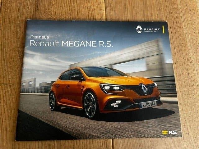Renault Megane R.S. Autofolder 2018 brochure RS, Ophalen of Verzenden, Zo goed als nieuw, Renault