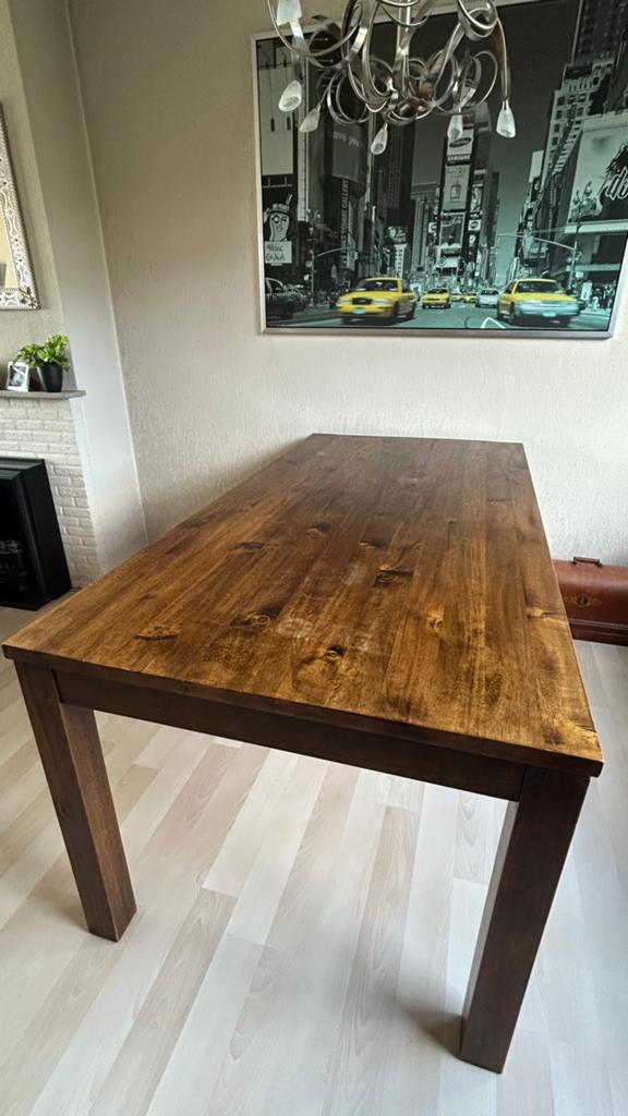 Eet- en salontafel in zeer nette staat, Huis en Inrichting, Tafels | Eettafels, Ophalen, Eikenhout, 50 tot 100 cm, Zo goed als nieuw
