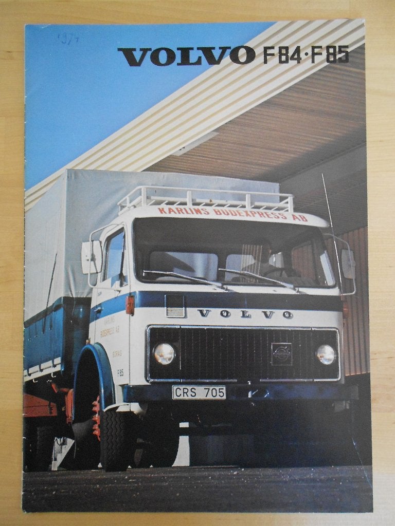 Volvo F84 F85 Brochure 1973 (Geen F88 F89 ), Volvo, Zo goed als nieuw, Volvo, Ophalen of Verzenden
