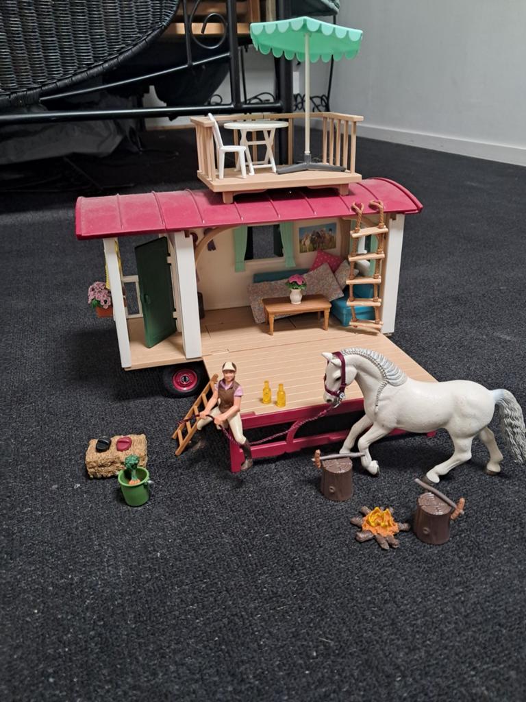 Schleich woonwagen, Ophalen of Verzenden