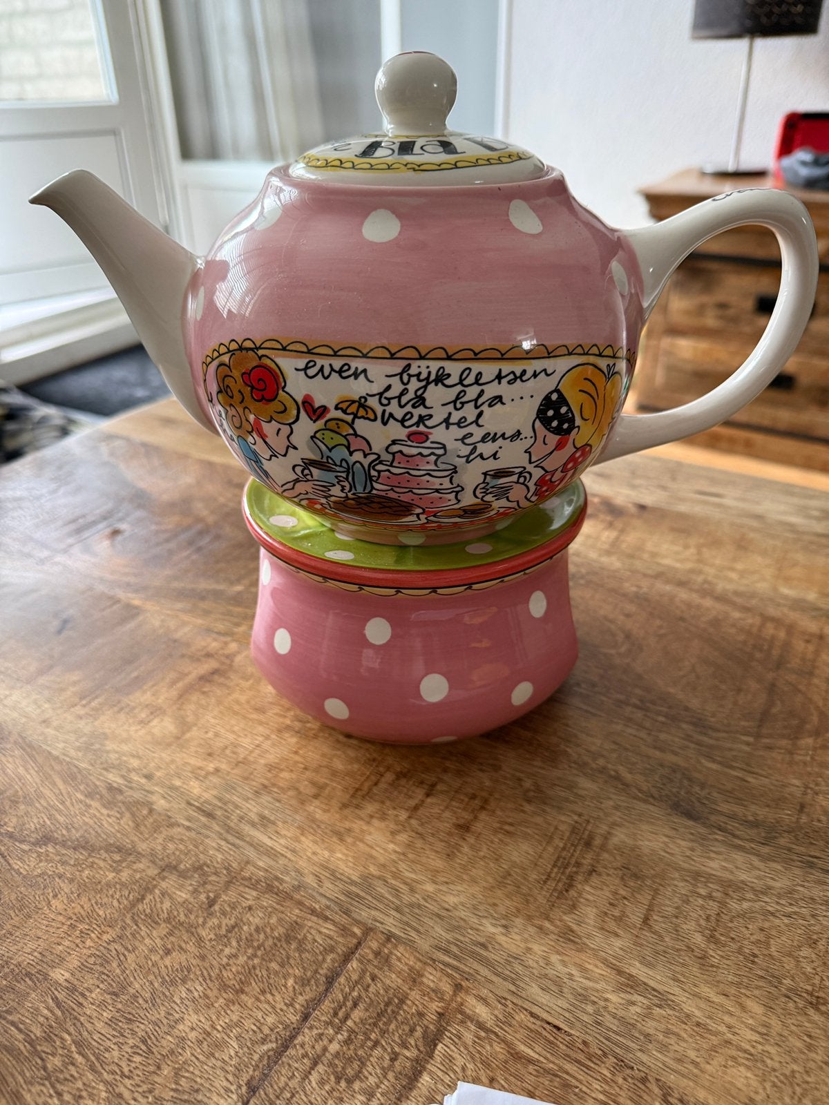 Theepot en theelichthouder incl suiker en melkkannetje, Ophalen, Nieuw, Overige stijlen, Overige typen