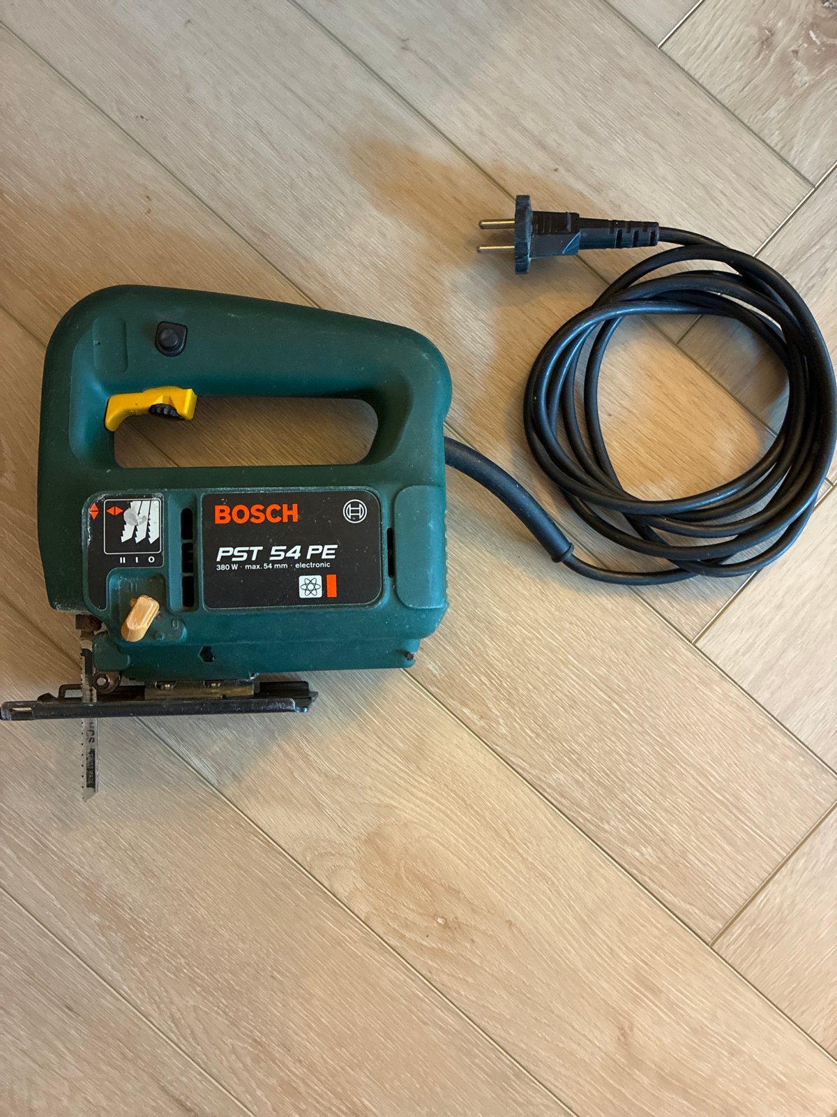 Bosch PST 54 PE Decoupeerzaag - 380W, max 54mm, Ophalen, Gebruikt, Decoupeerzaag, 30 tot 70 mm