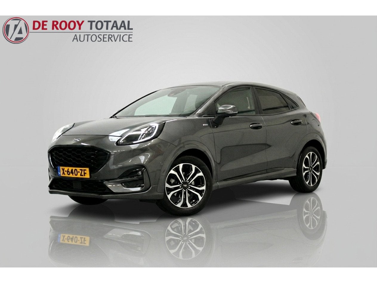 Ford Puma 1.0 EcoBoost Hybrid ST-Line X 124PK, PERFECTE STAA, Auto's, Voorwielaandrijving, Leder en Stof, Bedrijf, Hybride Elektrisch/Benzine