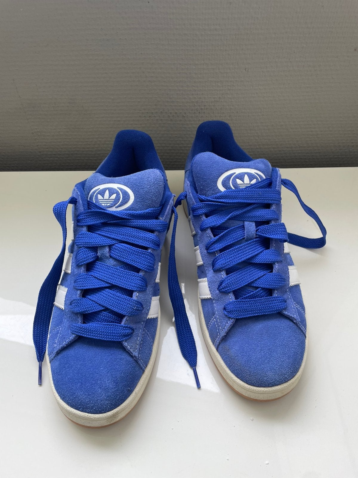 Adidas Campus sneakers maat 43,5 zgan blauw, Blauw, Ophalen of Verzenden, Sneakers of Gympen, Zo goed als nieuw