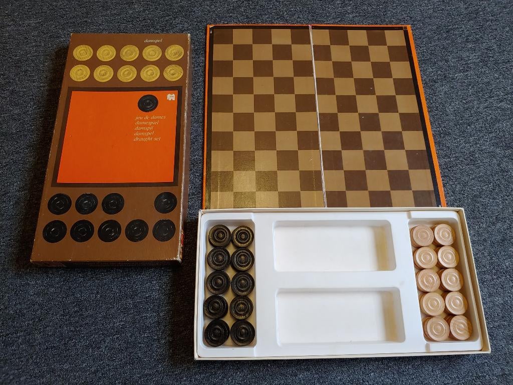 Damspel dammen spel is als nieuw, Ophalen of Verzenden, Zo goed als nieuw