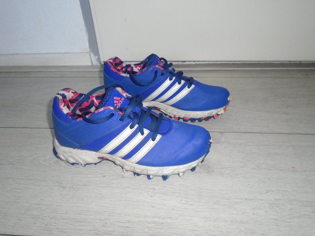 Adidas sportschoenen maat 33 - Blauw/Wit, Adidas, Verzenden, Zo goed als nieuw, Jongen of Meisje
