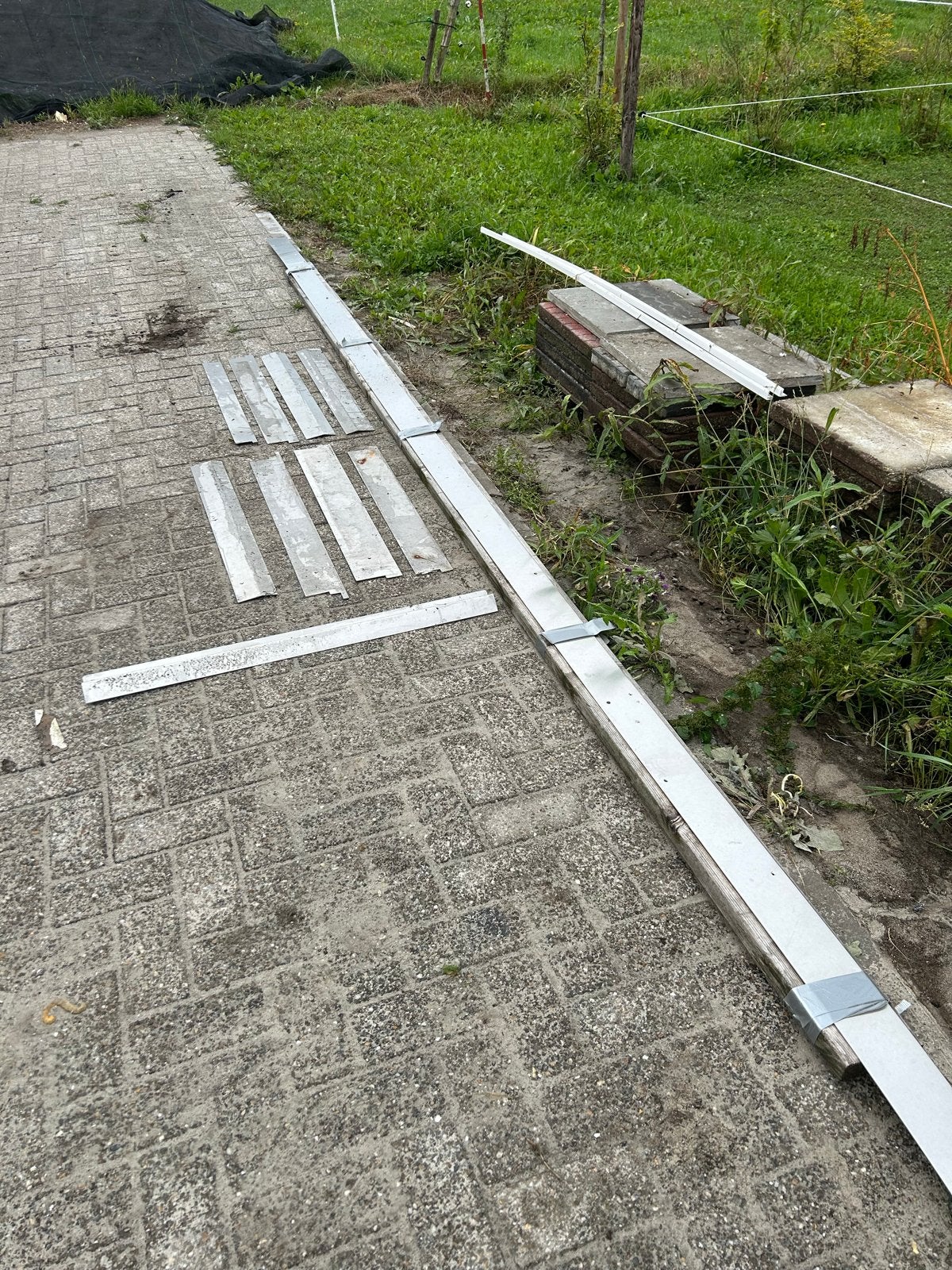 RVS drempels / overgangen in diverse lengtes, Ophalen, Gebruikt