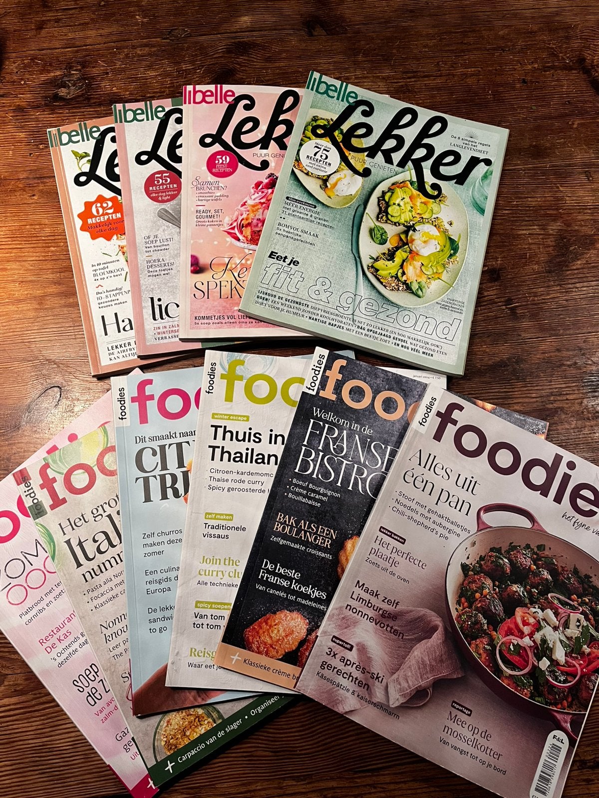 Foodies & Libelle lekker magazines 10x, Ophalen of Verzenden, Zo goed als nieuw, Damesbladen