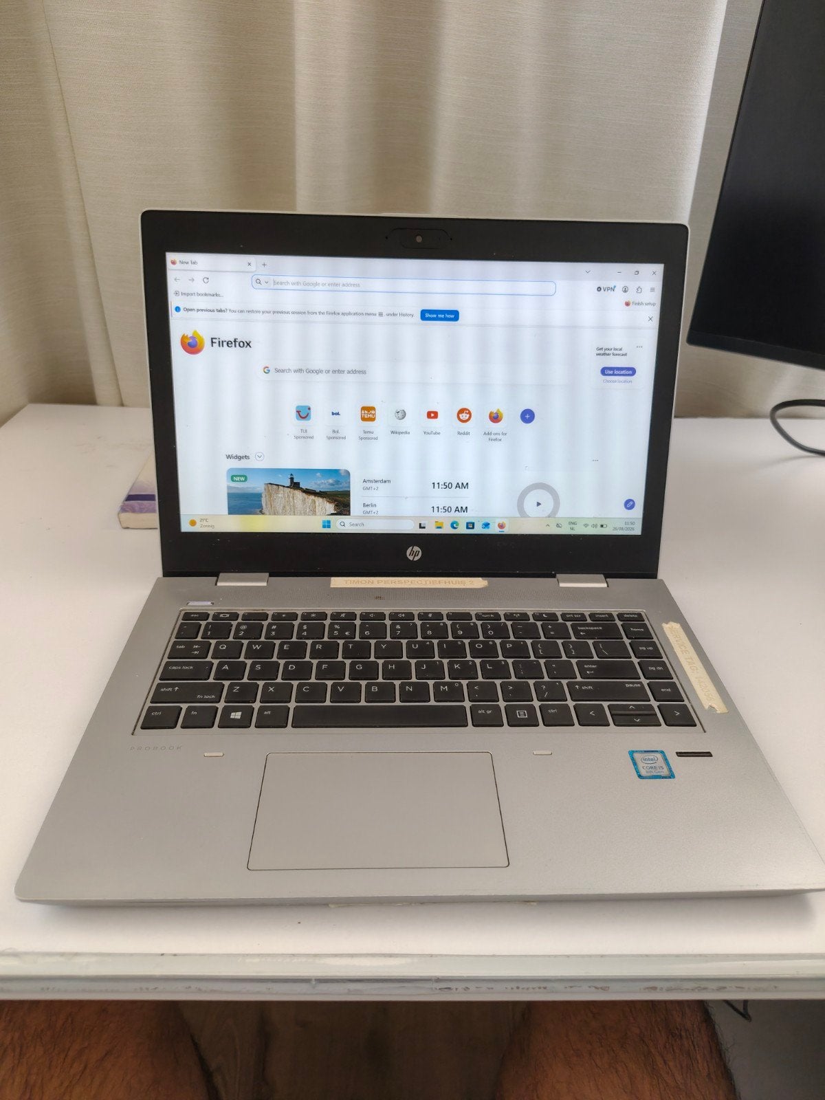 HP ProBook 640 G4 i5-8250U 8GB RAM 256GB SSD Refurbished, Computers en Software, Windows Laptops, Qwerty, 8 GB, Minder dan 2 Ghz