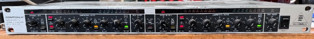 Behringer Composer MDX2100 – compressor / limiter / gate, Ophalen of Verzenden, Gebruikt, Audio