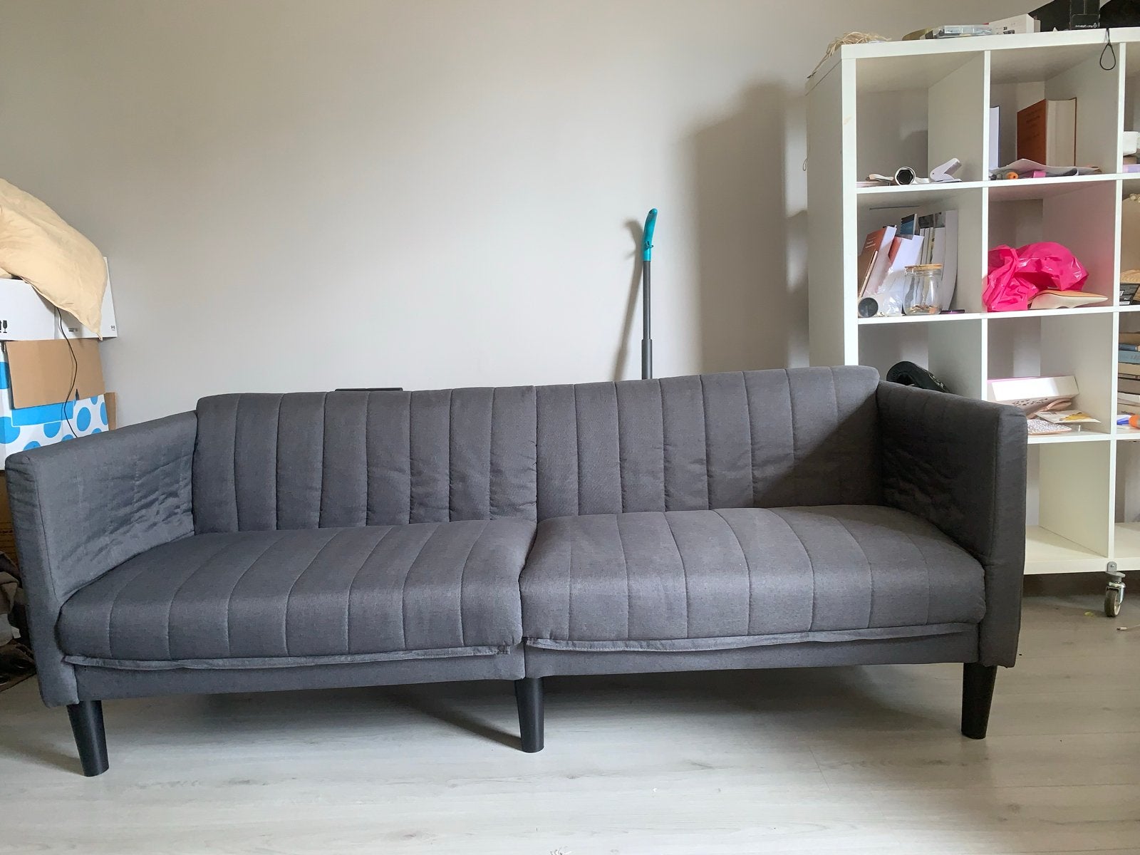 vidaXL Moderne Grijze Bank, Ophalen, 75 tot 100 cm