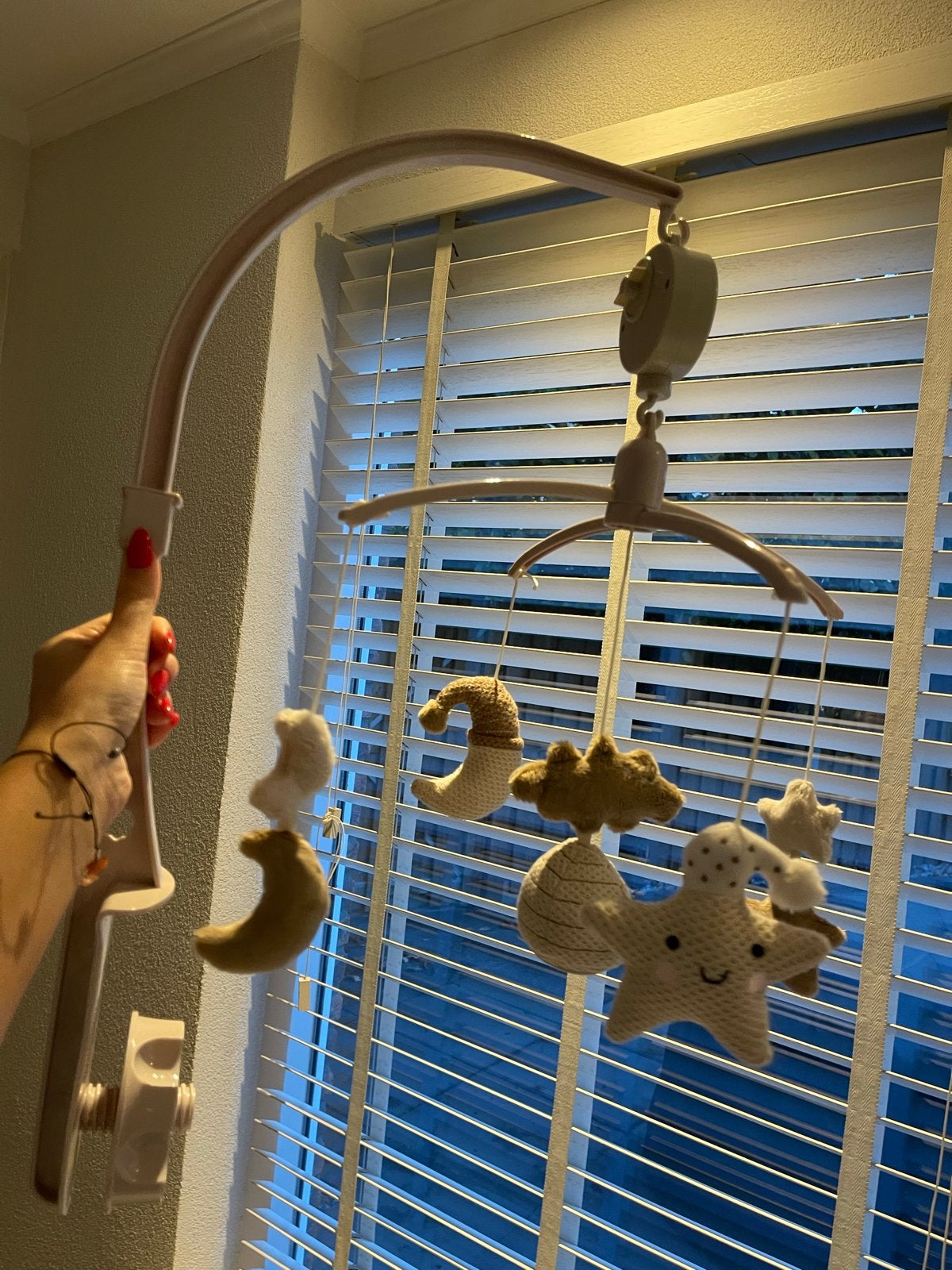Baby's Only Muziekmobiel Heaven Clay / Warm Linen, Kinderen en Baby's, Ophalen, Zo goed als nieuw, Mobiel, Met geluid
