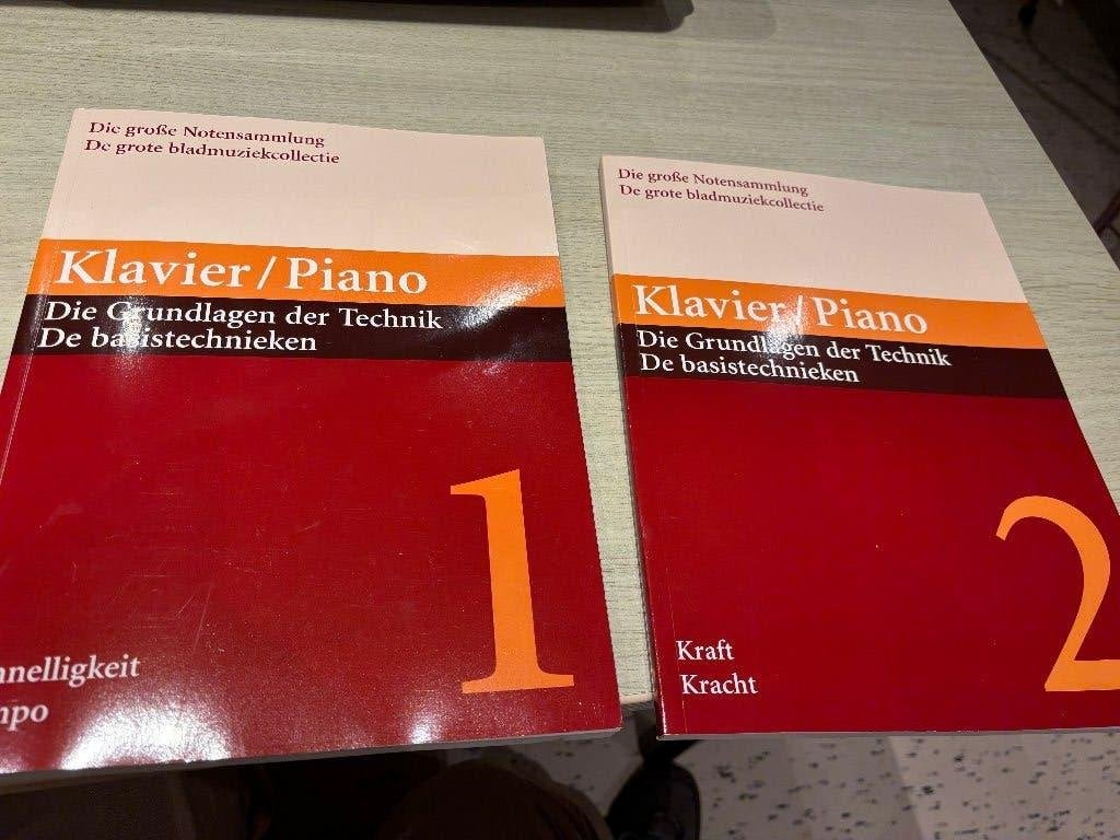 2 pianoboeken: basis technieken, Nieuw, Ophalen of Verzenden, Artiest of Componist, Piano