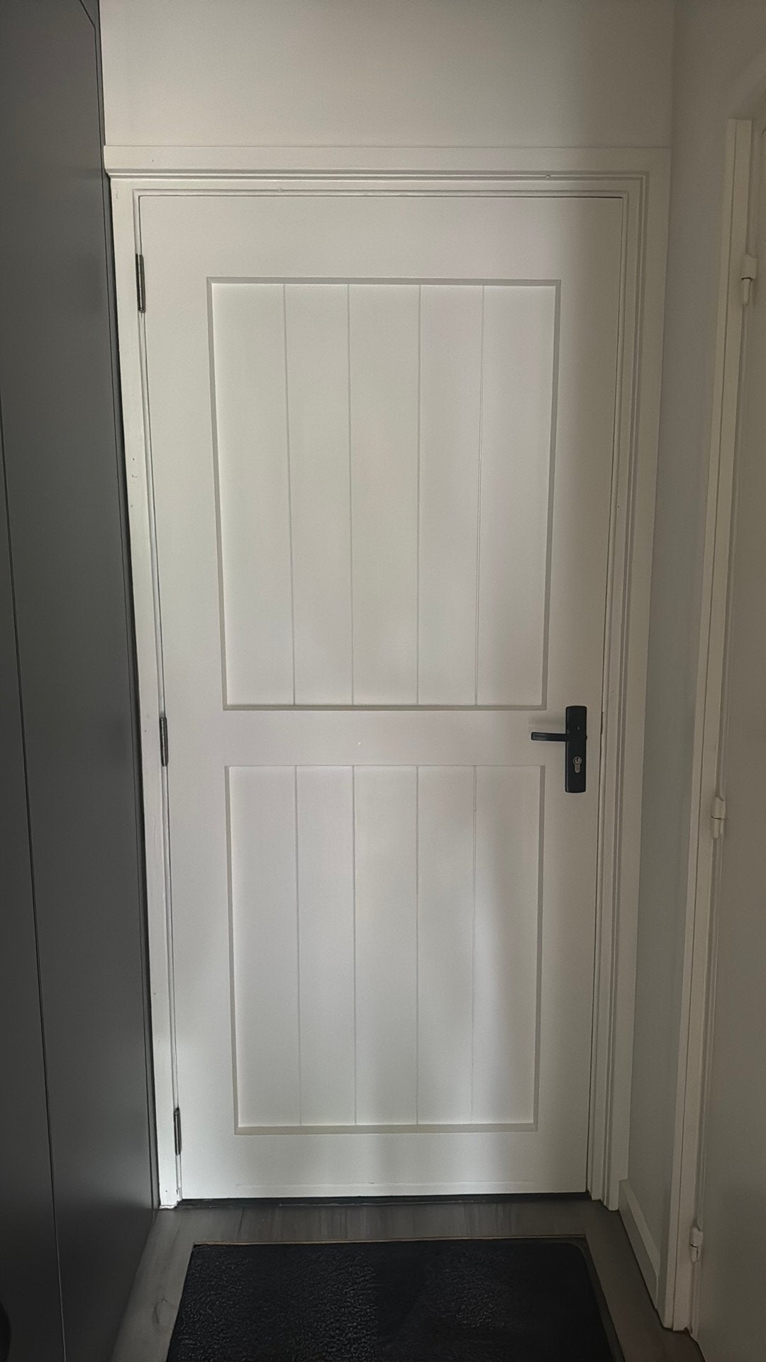 Houten voordeur / buitendeur, Ophalen, Zo goed als nieuw, Buitendeur, 200 tot 215 cm