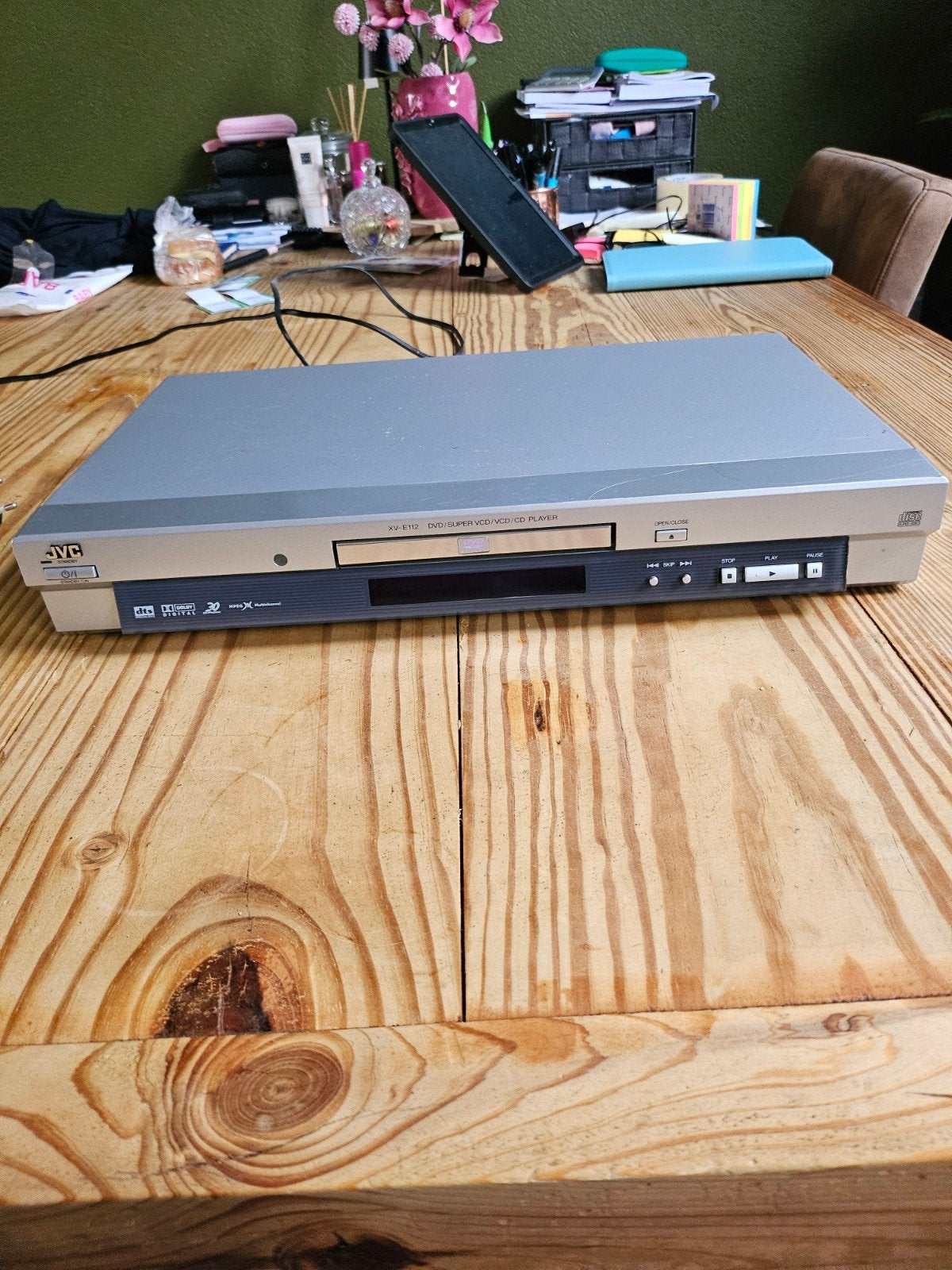 JVC XV-E112 DVD/SUPER VCD/VCD/CD Speler, Ophalen of Verzenden, Gebruikt, Dvd-speler, JVC