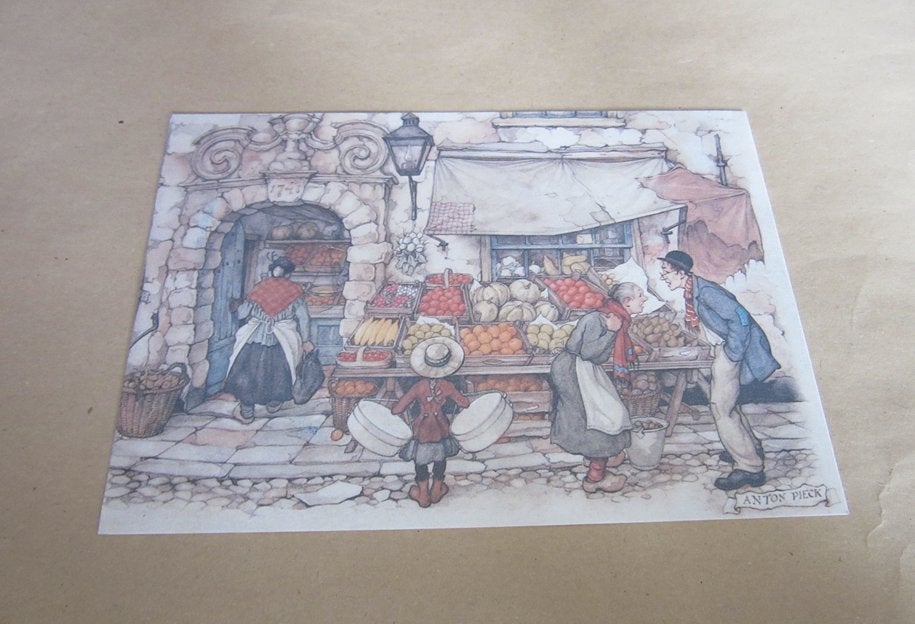 Anton Pieck ansichtkaart 4, Verzamelen, Verzenden, Nieuw, Overige typen