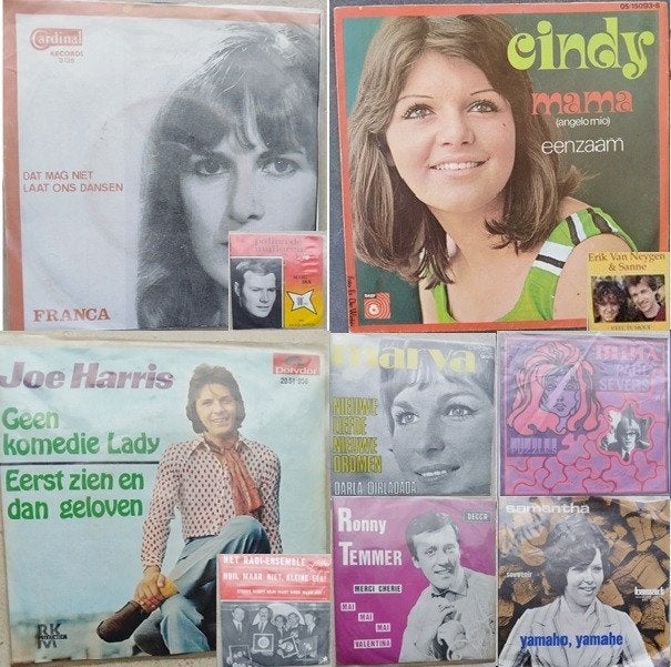 "65 Nederlandstalige SINGLES" (beschrijving lezen!), Ophalen of Verzenden, Gebruikt, 7 inch, Levenslied of Smartlap