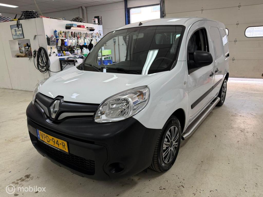Renault Kangoo 1.5 Blue dCi 2 Schuideuren Airco, Auto's, Bestelauto's, Gebruikt, 4 cilinders, Renault, Wit