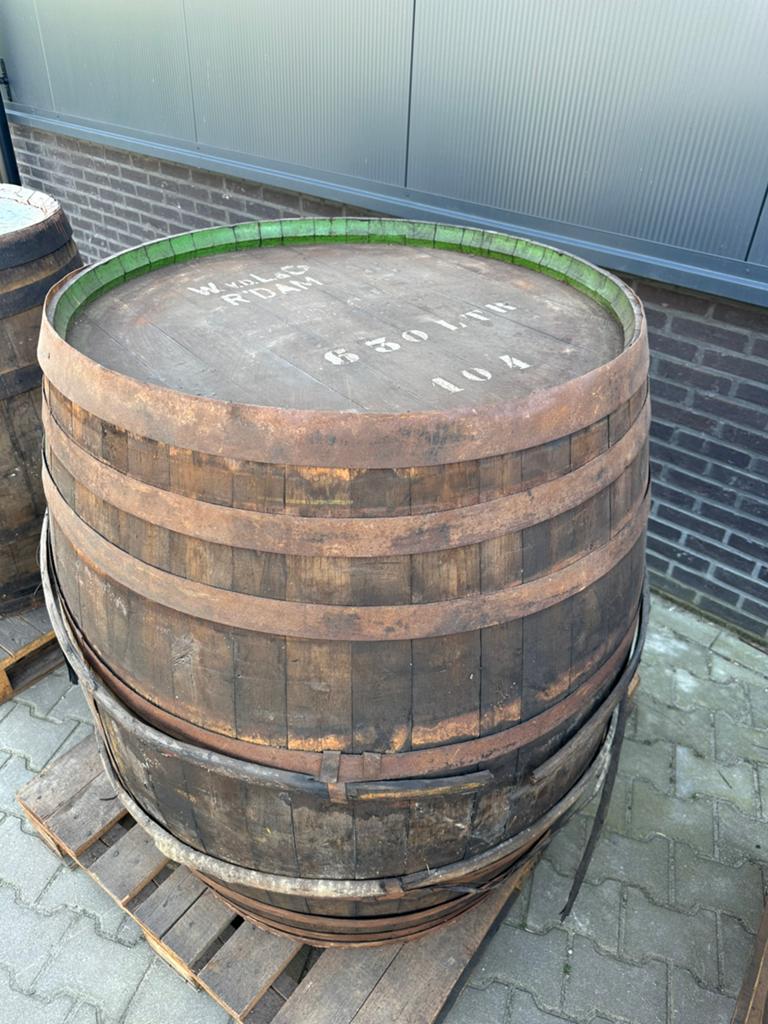 Houten vat - Statafel, Ophalen