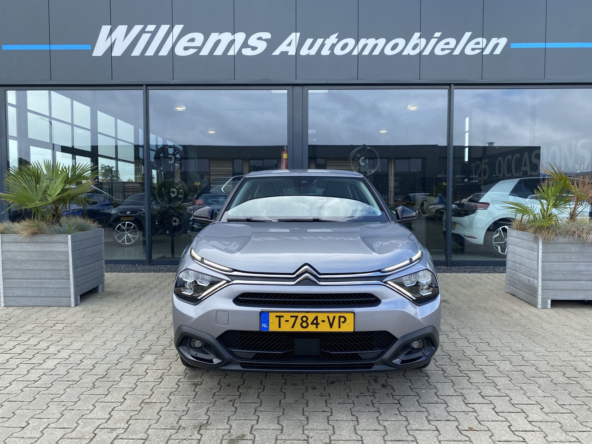 Citroën Ë-C4 Feel Pack 50 kWh App-Connect, 360' Camera & S, Auto's, Dealer onderhouden, Gebruikt, Zwart, Met garantie (alle)