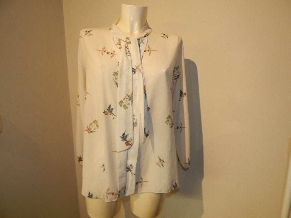Addy van den Krommenacker blouse top elfjes print M