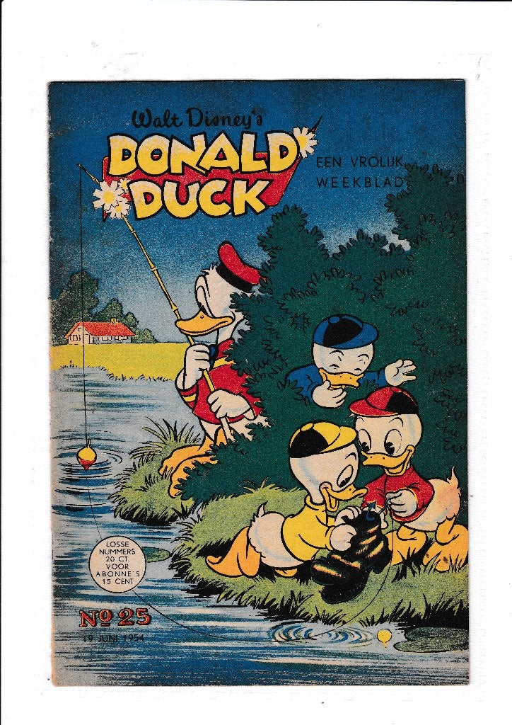Donald Duck 1954 - No. 25, Eén stripboek, Verzenden