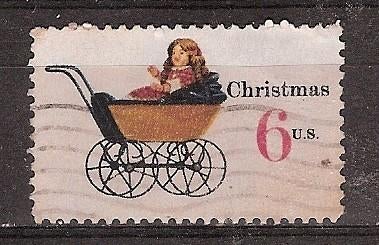 USA Kerstmis, nr. 2, 1970., Ophalen of Verzenden, Gestempeld, Noord-Amerika