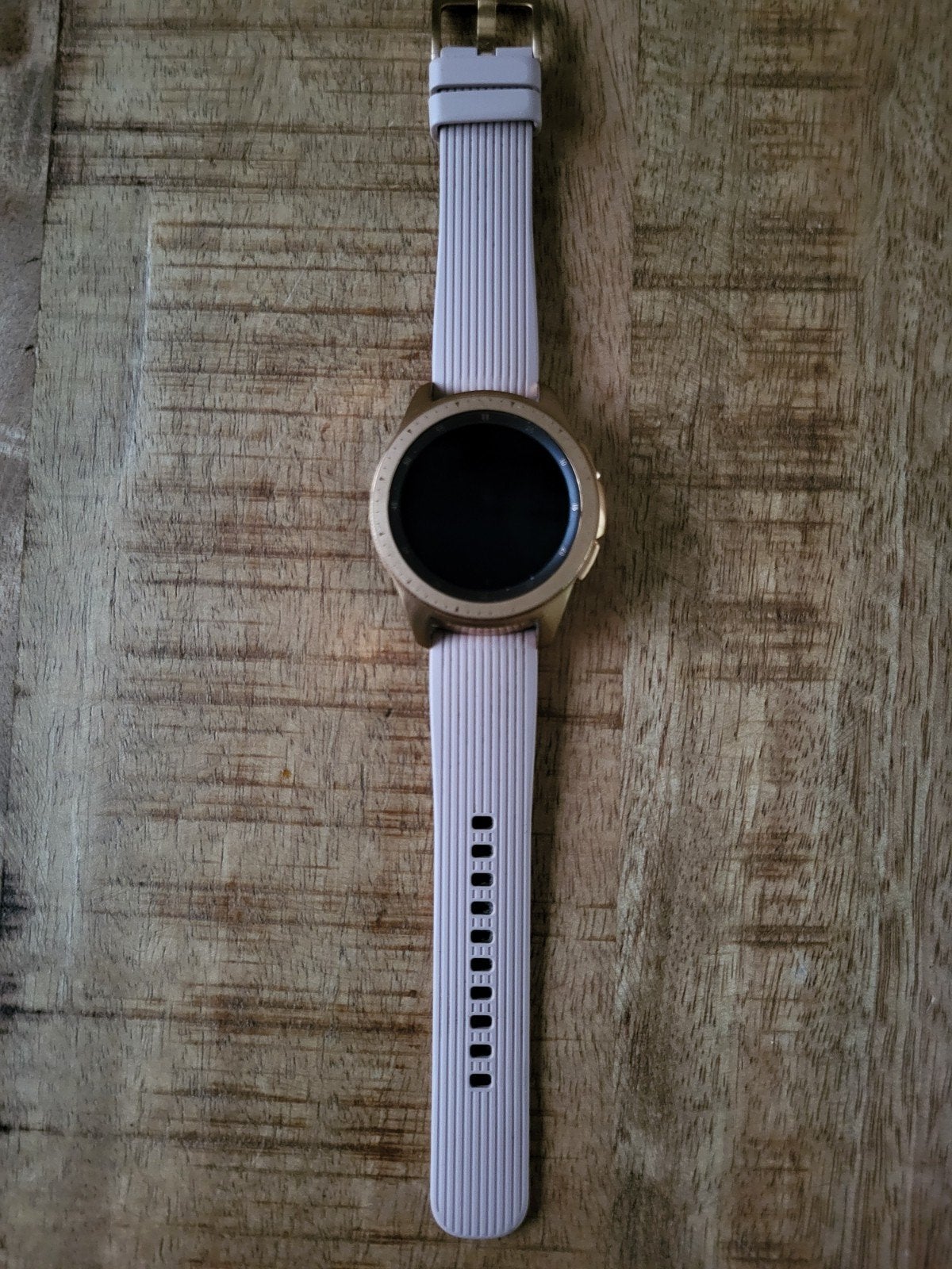 Samsung Galaxy Watch - Roségoud met roze bandje, Ophalen of Verzenden, Zo goed als nieuw, Samsung, Afstand
