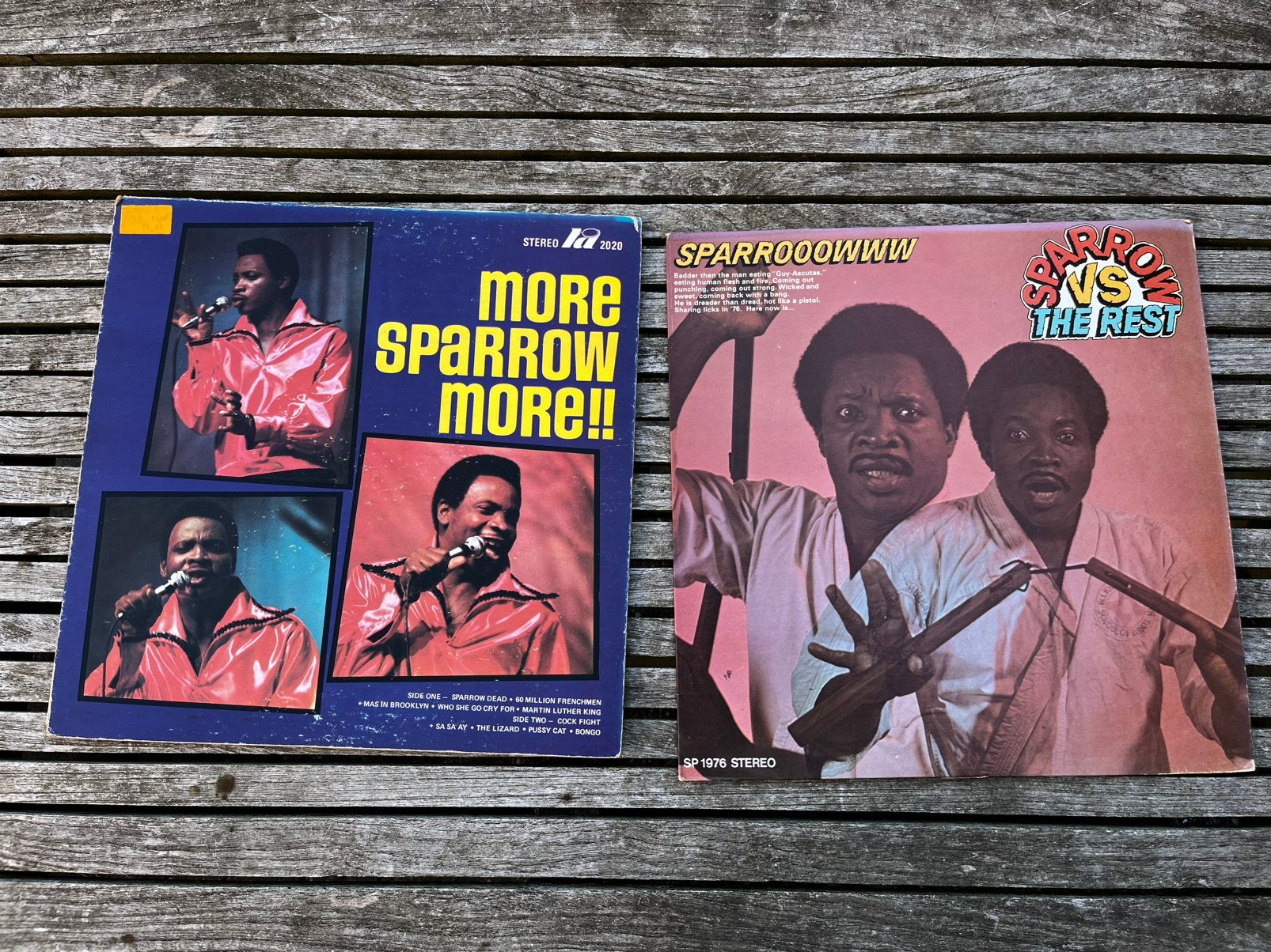 2x LP vinyl Calypso Mighty Sparrow., Cd's en Dvd's, Vinyl | Latin en Salsa, Ophalen of Verzenden, Gebruikt, 12 inch