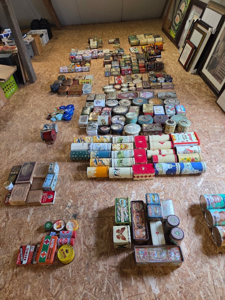 blikken verzameling, 287 stuks, Verzamelen, Ophalen, Gebruikt, Overige, Overige merken