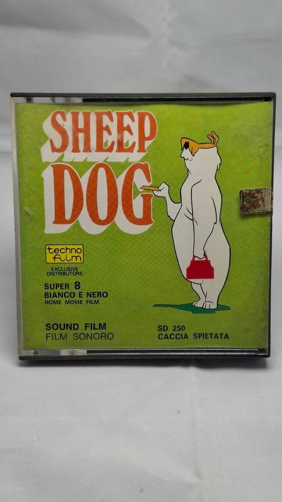 Vintage Super 8 Film: Sheep Dog (Zwart-Wit, Geluid), Ophalen of Verzenden, 8mm film