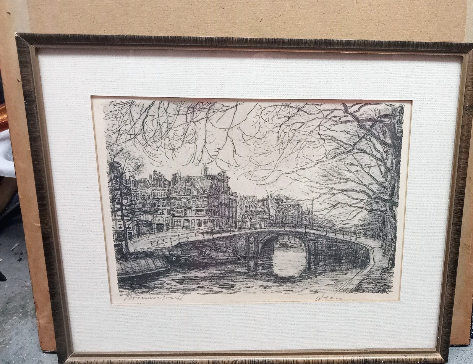 Ets, Antiek en Kunst, Kunst | Etsen en Gravures, Ophalen of Verzenden