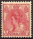 Nederland NVPH nr 60 postfris Koningin Wilhelmina 1899, Ophalen of Verzenden, T/m 1940, Postfris