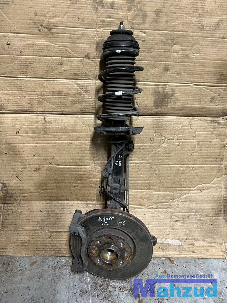 OPEL ADAM 1.2 LINKS VOOR Veerpoot met fuseehuis schijf 2012-, Auto-onderdelen, Gebruikt, Opel Automobile GmbH, Ophalen of Verzenden