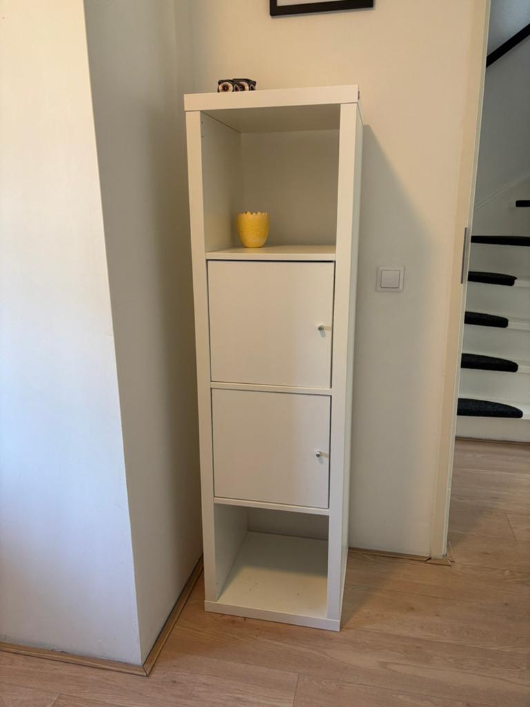 Kast Kallax Ikea, Huis en Inrichting, Kasten | Vitrinekasten, Ophalen, Minder dan 50 cm, Gebruikt, 100 tot 150 cm