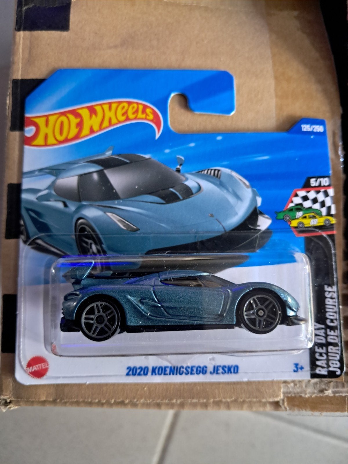 Hot Wheels 2020 Koenigsegg Jesko blauw nieuw in verpakking, Ophalen of Verzenden, Nieuw, Auto