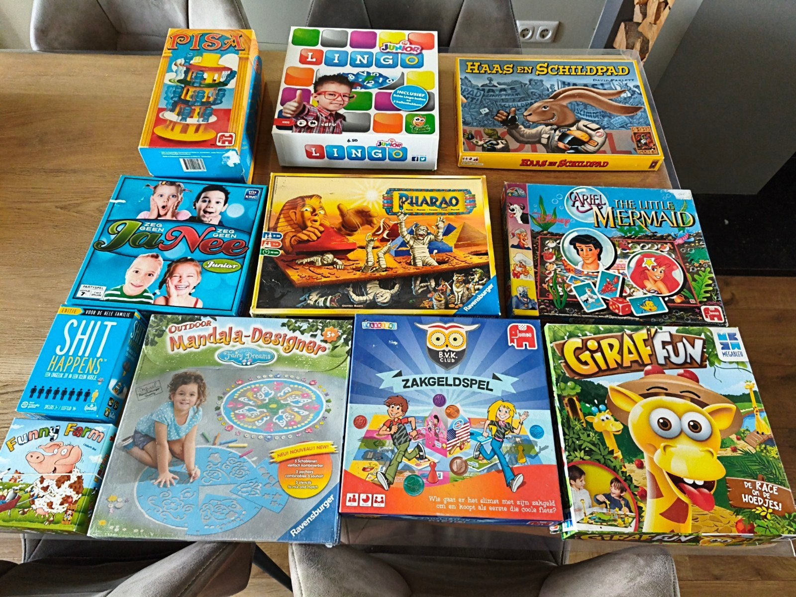 Diverse bordspellen en gezelschapsspellen - Groot aanbod, Een of twee spelers, Ophalen of Verzenden, Gebruikt