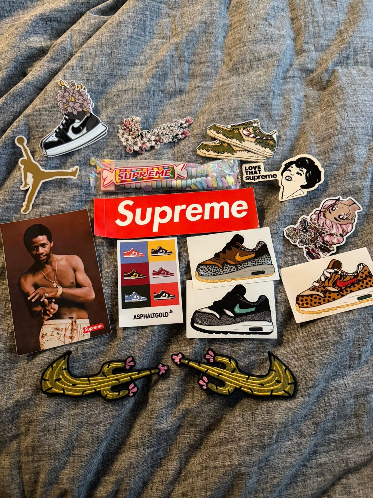 Supreme en sneaker stickers, Ophalen of Verzenden, Zo goed als nieuw, Overige materialen, Overige merken