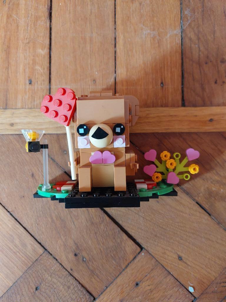 Lego brickheadz Valentijn beer, Ophalen, Gebruikt, BrickHeadz, Lego