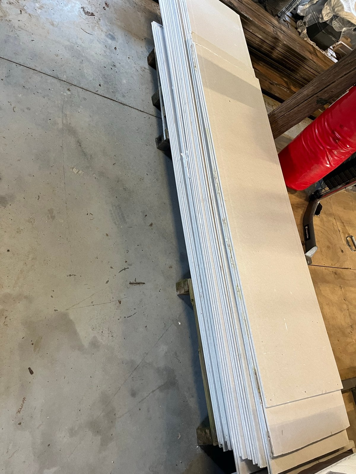 Gipsplaten voor wanden en plafonds, Ophalen, Gebruikt, Overige materialen, Minder dan 20 mm