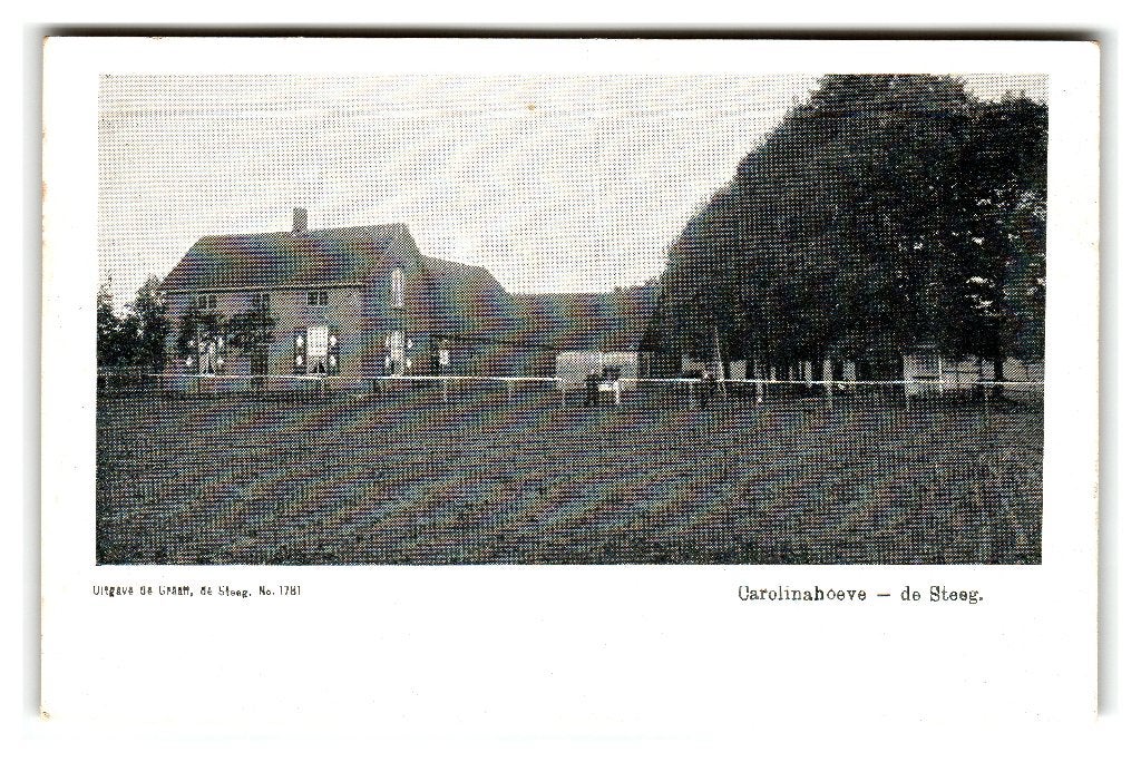 de Steeg, Carolinahoeve, Verzenden, 1920 tot 1940, Ongelopen, Gelderland