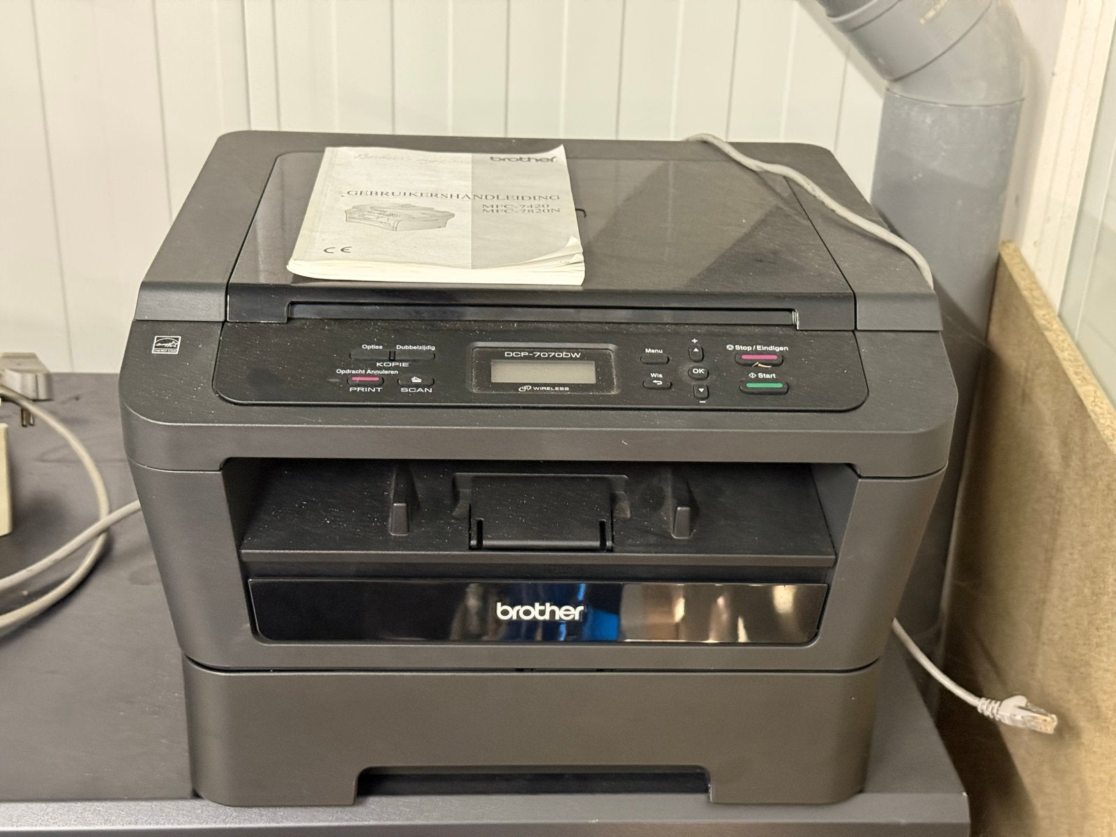 Brother DCP-7070DW All-in-One Laserprinter met WiFi, Ophalen, Gebruikt, Kopieren, All-in-one