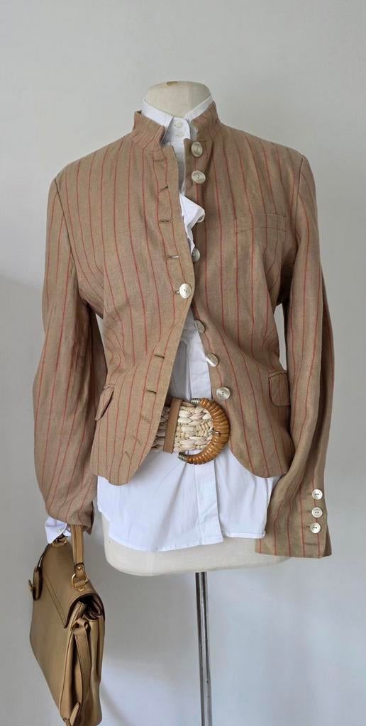 Vintage Purdey josephine & Co linnen blazer 42, Purdey Josephine & Co, Verzenden, Overige kleuren, Jasje