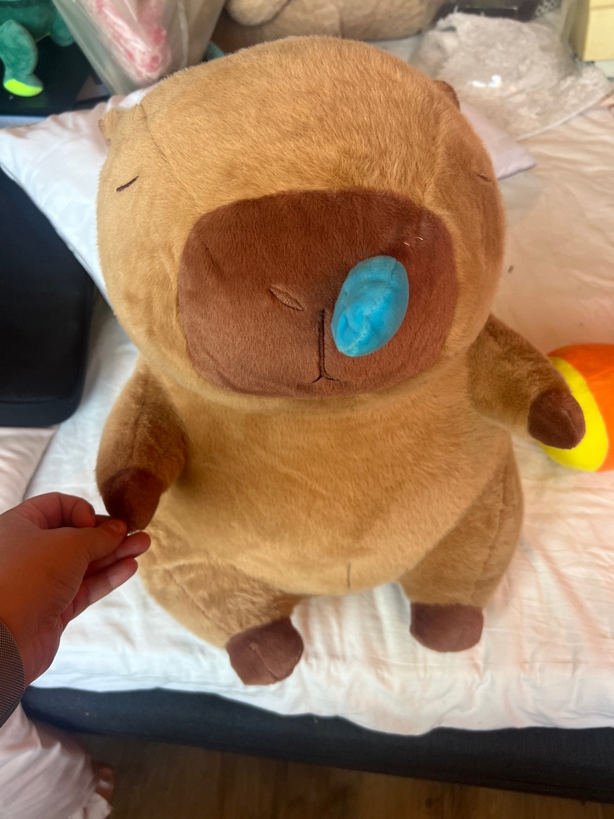 Schattige Capibara Knuffel - Zacht en Knuffelbaar, Overige typen, Ophalen of Verzenden, Zo goed als nieuw, Middelgroot (20 tot 80 cm)